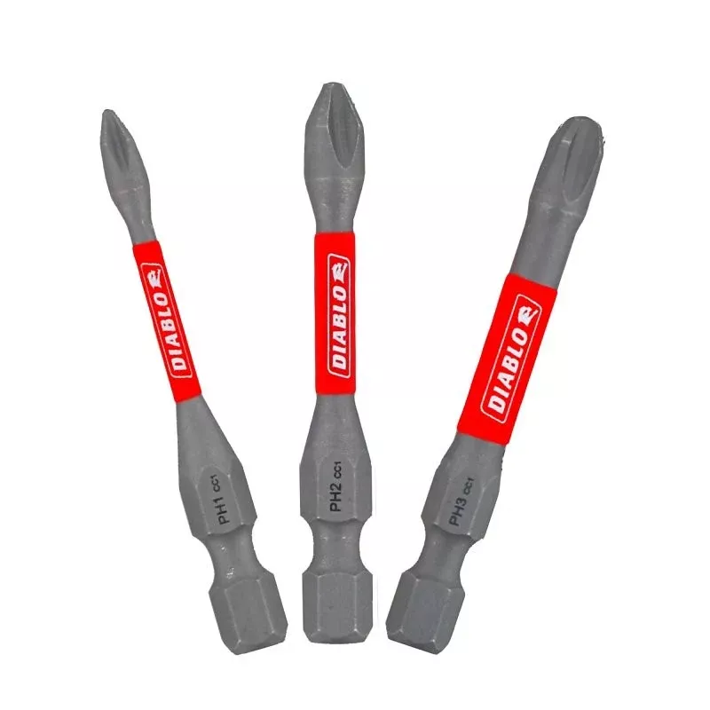 Diablo DPHV2-S3 Insert Bit Set, 3-Piece, Includes: #1, #2, #3 Phillips Drive Bit
