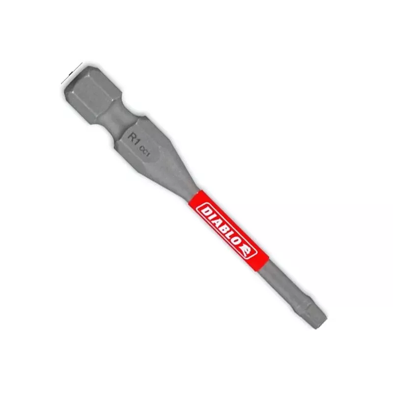 Diablo DSQ12P2 Drive Bit, #1 Drive, Square Drive, 1/4 in Shank, Hex Shank, 2 in L