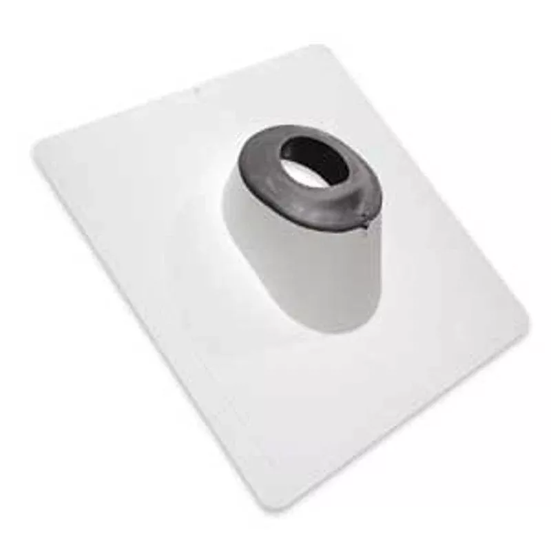 Duraflo 551104BL Roof Flashing, 17.98 in OAL, 16.24 in OAW, Plastic