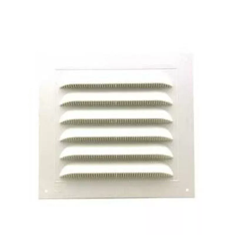 Duraflo 621212 Gable Vent, 14.56 in L, 14.813 in W, Polypropylene, White