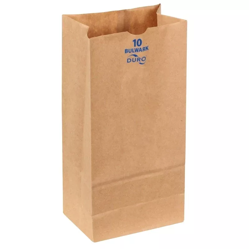 Duro Bag 71010 Series Heavy-Duty SOS Bag, 4-3/16 in W, 6-5/16 in L, Virgin Paper, Kraft
