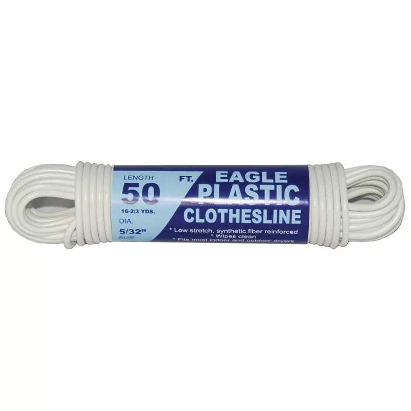 Eagle 775-050-03 Clothesline, 50 ft L, Plastic