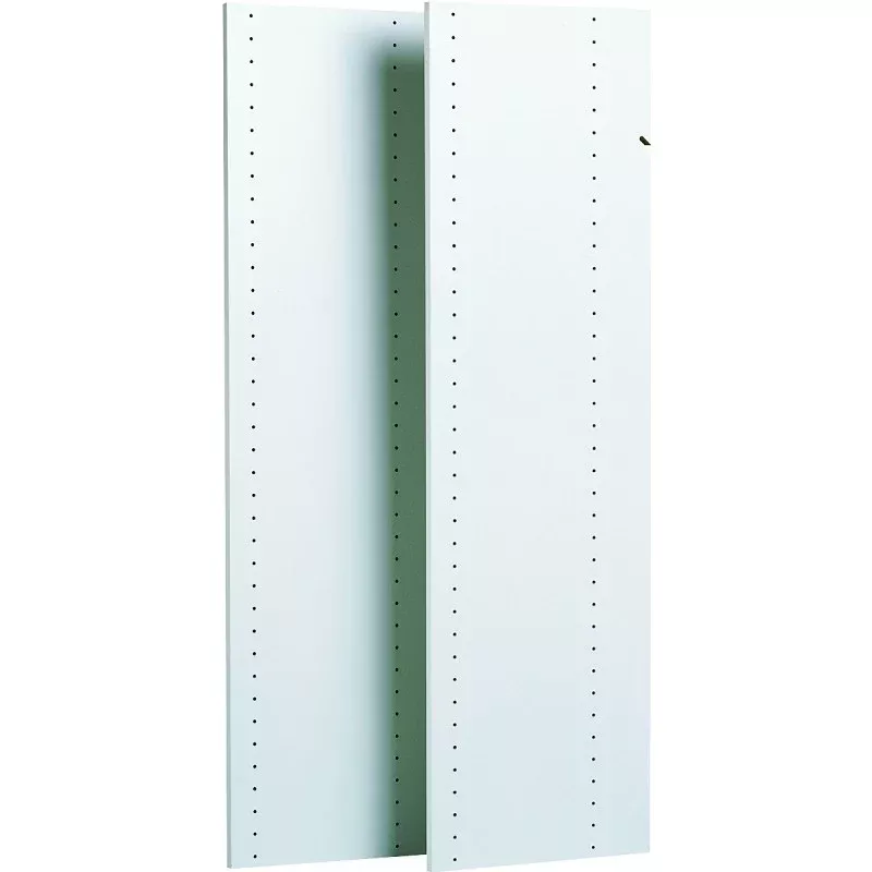 Easy Track RV1447 Closet Panel, 48 in L, 5/8 in W, Particleboard, White
