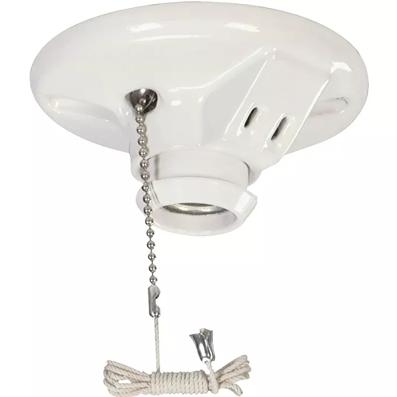 Eaton Wiring Devices 669-SP Lamp Holder, 4.5 in Dia x 2.14 in H Dimensions, 125 VAC, 660 W