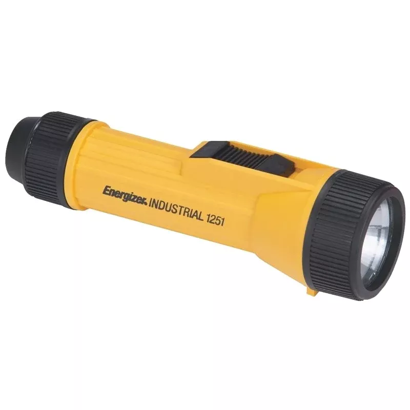 Energizer 1251L Flashlight, D Battery, Alkaline Battery, LED Lamp, 35 Lumens, 45 m Beam Distance, 113 hr Run Time