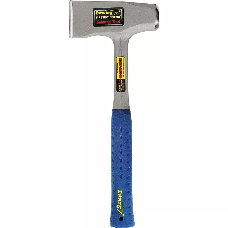 Estwing Fireside Friend E3-FF4 Single Bit Splitting Tool, 2-3/8 in Cutting Edge, 64 oz Head, Steel Head, 14 in OAL