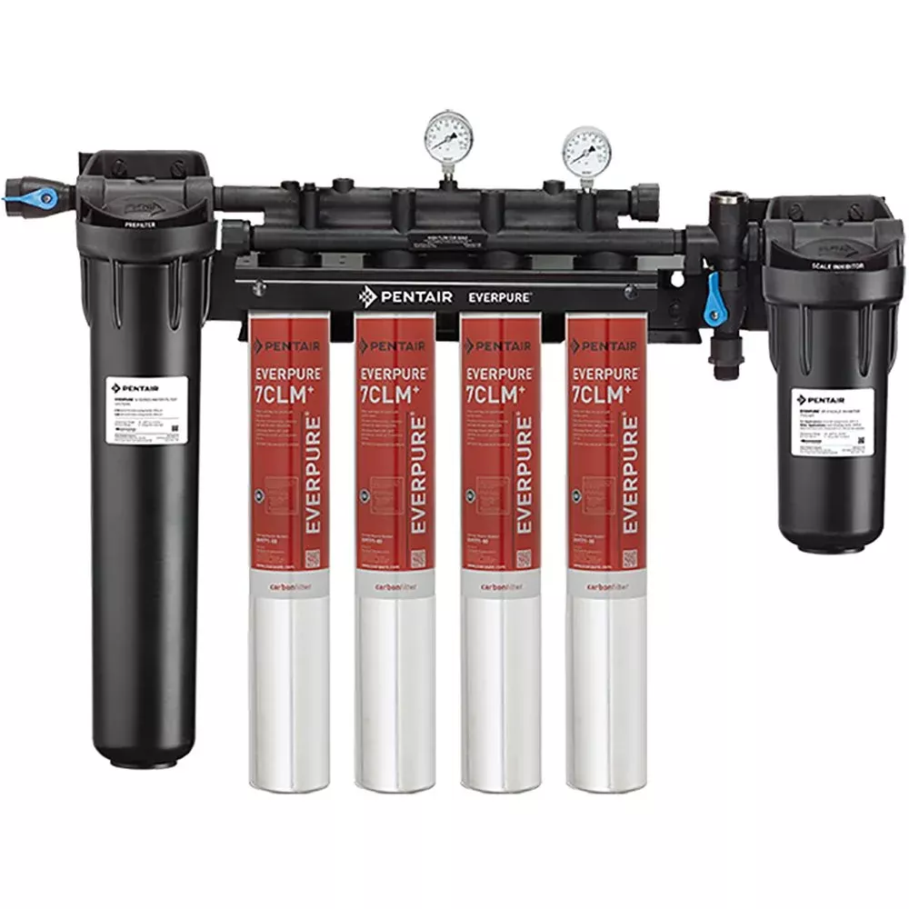 Everpure High Flow CSR Quad-7CLM PLUS Chloramine Reduction Filter System