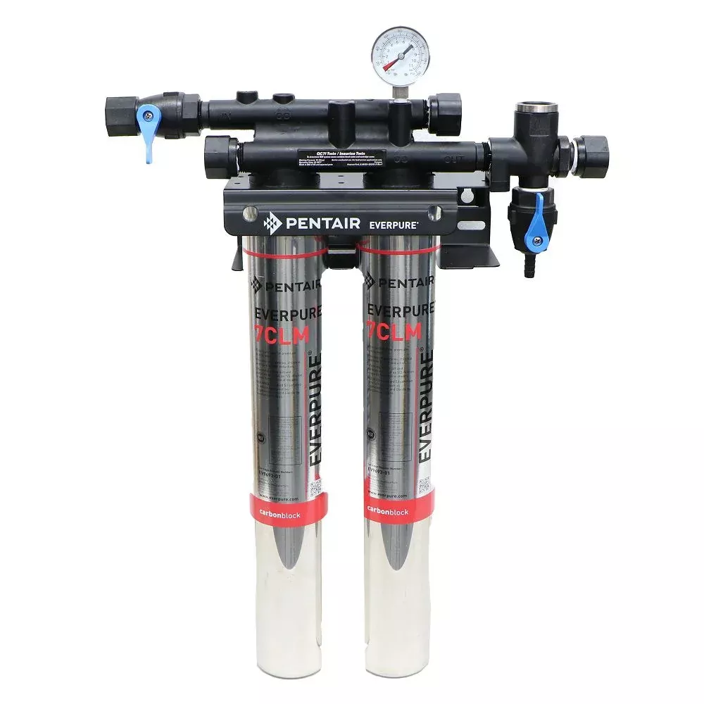 Everpure QC7I Twin 7CLM Chloramine Reduction Filter System