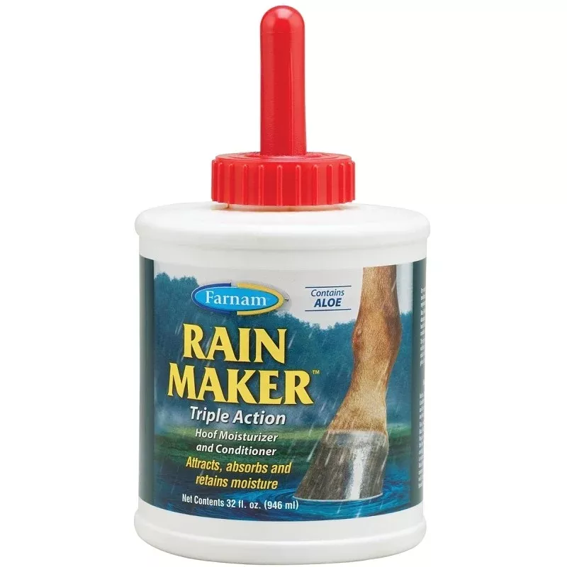 Farnam Rain Maker 39701 Hoof Moisturizer and Conditioner, Triple Action, 32 oz