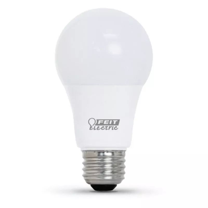 Feit Electric OM60DM/950CA LED Lamp, General Purpose, A19 Lamp, 60 W Equivalent, E26 Lamp Base, Dimmable, Daylight Light