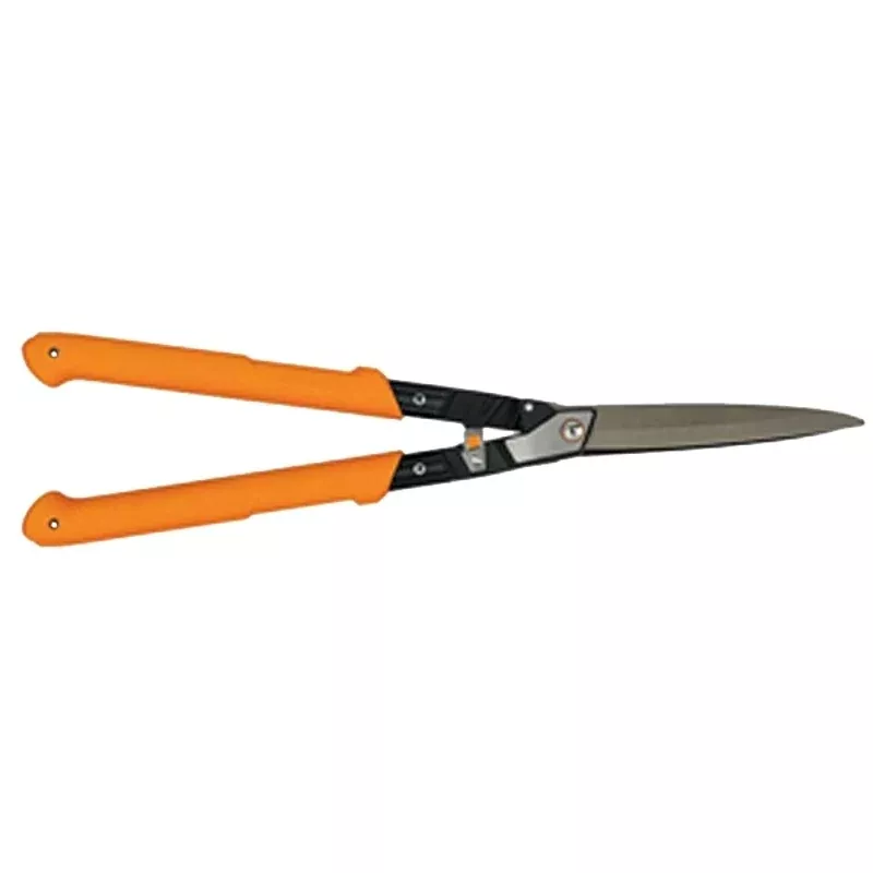Fiskars 394921-1001 Pro Hedge Shear, Serrated Blade, 9 in L Blade, HCS Blade, Aluminum Handle, Soft Grip Handle