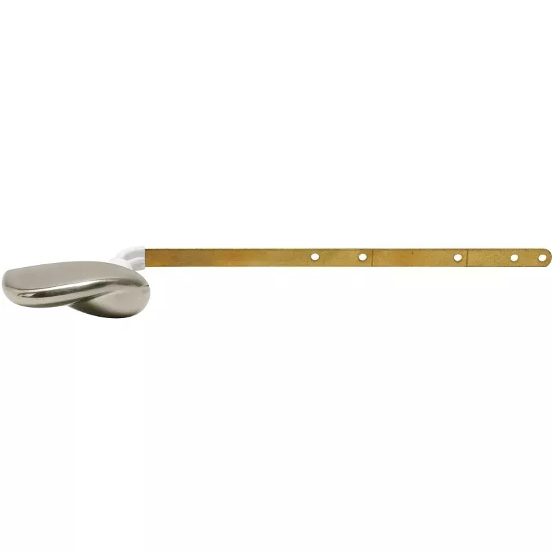 Fluidmaster 686 Toilet Tank Lever, Brass/Plastic, Brushed Nickel