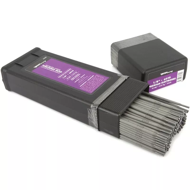 Forney 31610 Stick Electrode, 80000 psi Tensile Strength, Applicable Materials: Mild Steel, 1/8 in Dia, 14 in L