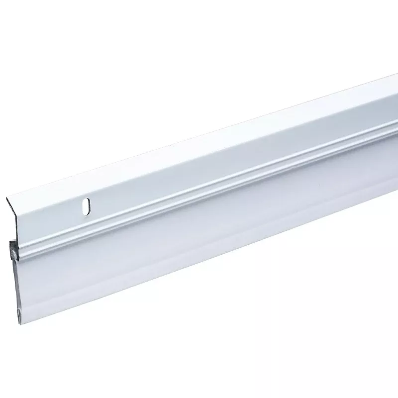 Frost King A82/36W Door Sweep, 36 in L, 2-3/8 in W, Vinyl Insert