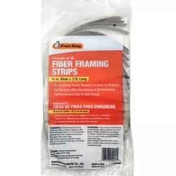 Frost King WM100 Frame Strip, 3/4 in W, 3 ft L, Fiber