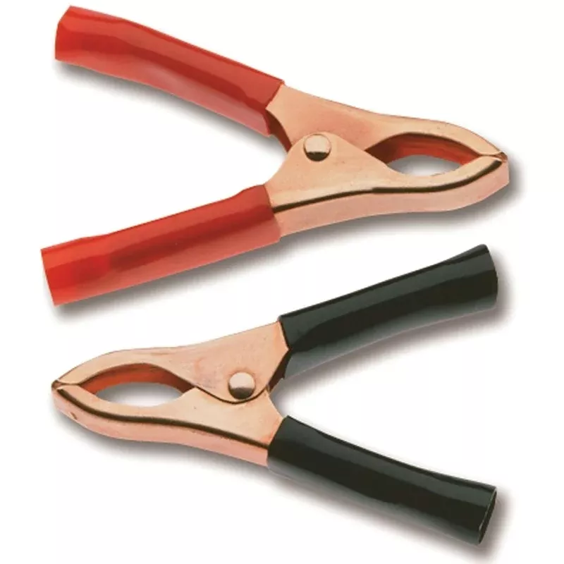 Gardner Bender 14-610 Battery Clamp, 5 in, 15/16 in Jaw Opening, Black/Red