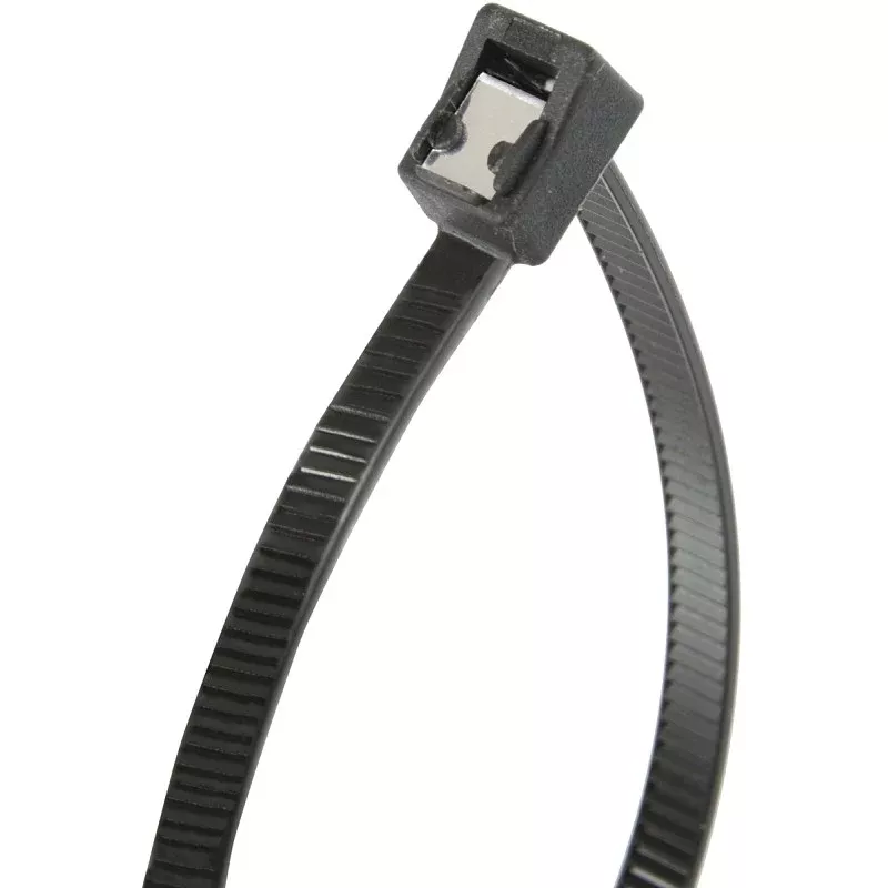 Gardner Bender 46-308UVBSC Cable Tie, 2 in Max Bundle Dia, Double-Lock Locking, 6/6 Nylon, Black, 8 in L