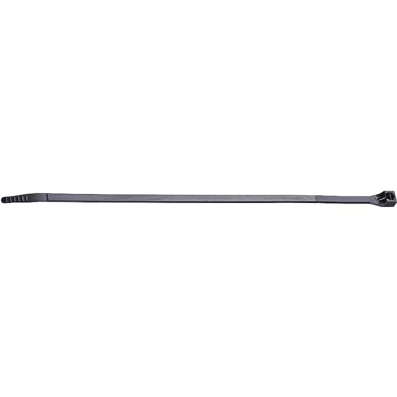 Gardner Bender 47-115UVB Cable Tie, 4 in Max Bundle Dia, Nylon, Black, 15 in L, 4/BAG