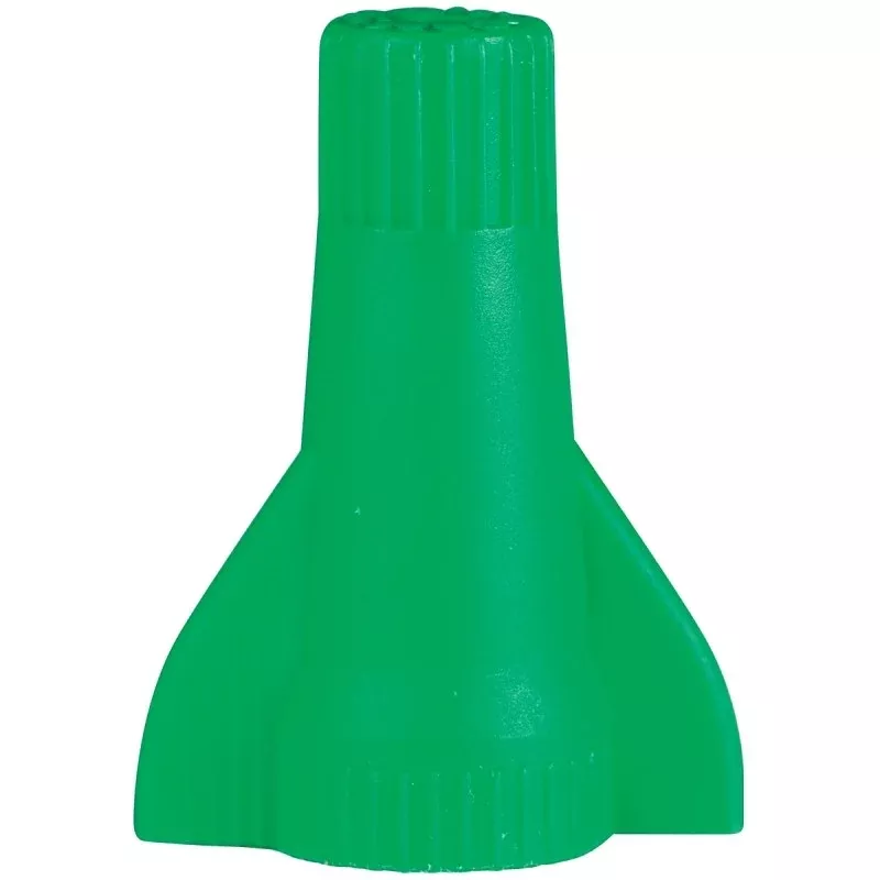Gardner Bender GreenGard 25-095 Wire Connector, Green, 14 to 10 AWG Wire, Copper Contact, Thermoplastic, 25/BAG