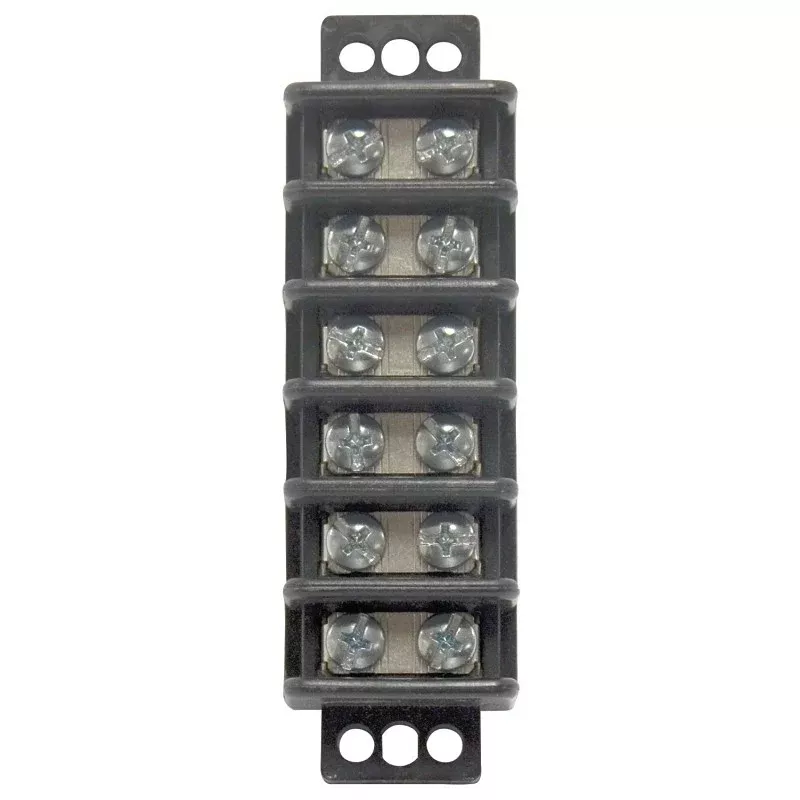 Gardner Bender GTB-406 Terminal Block, 600 V, 30 A, 6 -Pole, 2 -Row