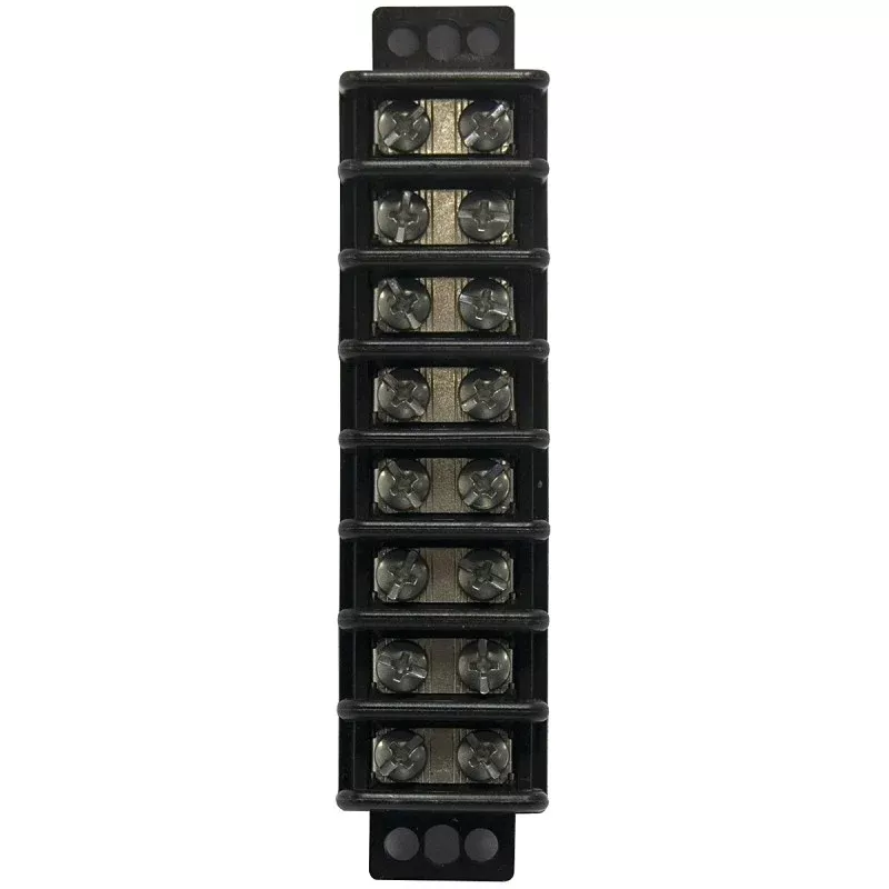 Gardner Bender GTB-408 Terminal Block, 600 V, 30 A, 8 -Pole, 2 -Row