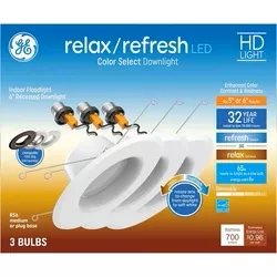 GE 93121158 Downlight, 8 W, LED Lamp, Plastic, White