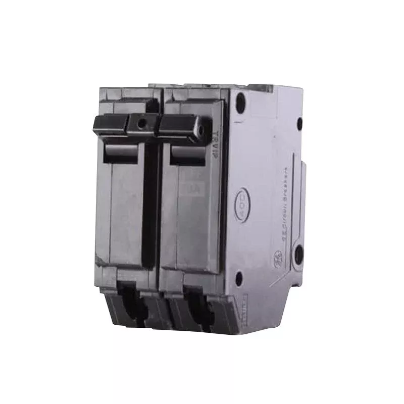 GE THQL2150 Feeder Circuit Breaker, Type THQL, 50 A, 2-Pole, 120/240 V, Non-Interchangeable Trip, Plug