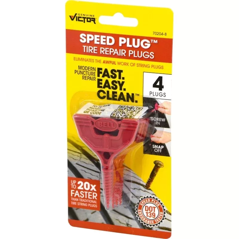 Genuine Victor 60204-8 Repair Kit, Includes: (2) Small and (2) Large Plug and Go Tire Plugs