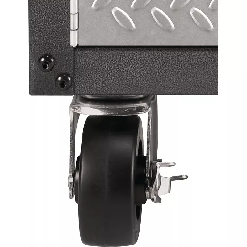 Gladiator GACK04KDSX Gear Box Caster Kit, Gray, 300 lb, Stainless Steel Housing Material
