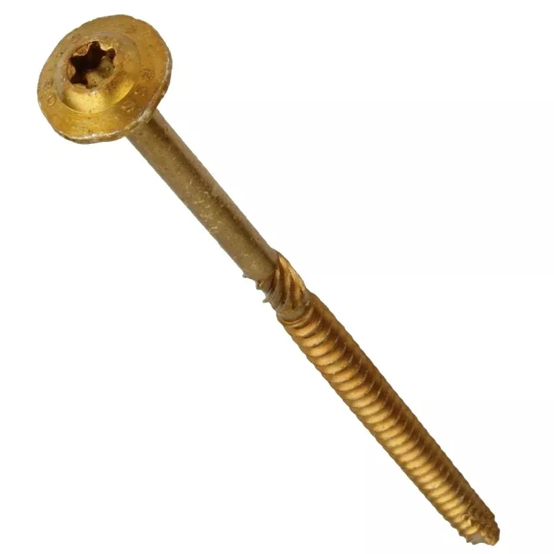 GRK Fasteners RSS 10231 Structural Screw, 5/16 in Thread, 5-1/8 in L, Washer Head, Star Drive, Steel, 300 BX