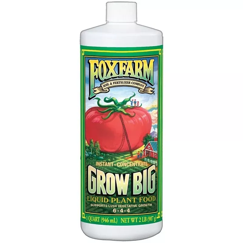Grow Big 790201 Plant Food, 1 qt, Liquid
