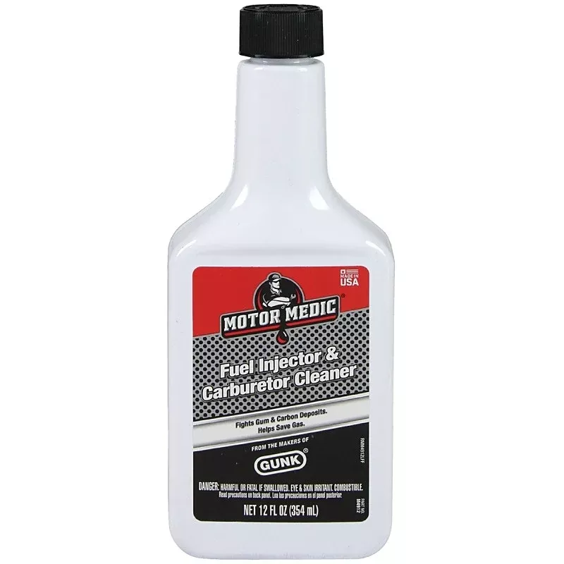 Gunk M4912 Fuel Injector and Carburetor Cleaner, 12 oz, Diesel
