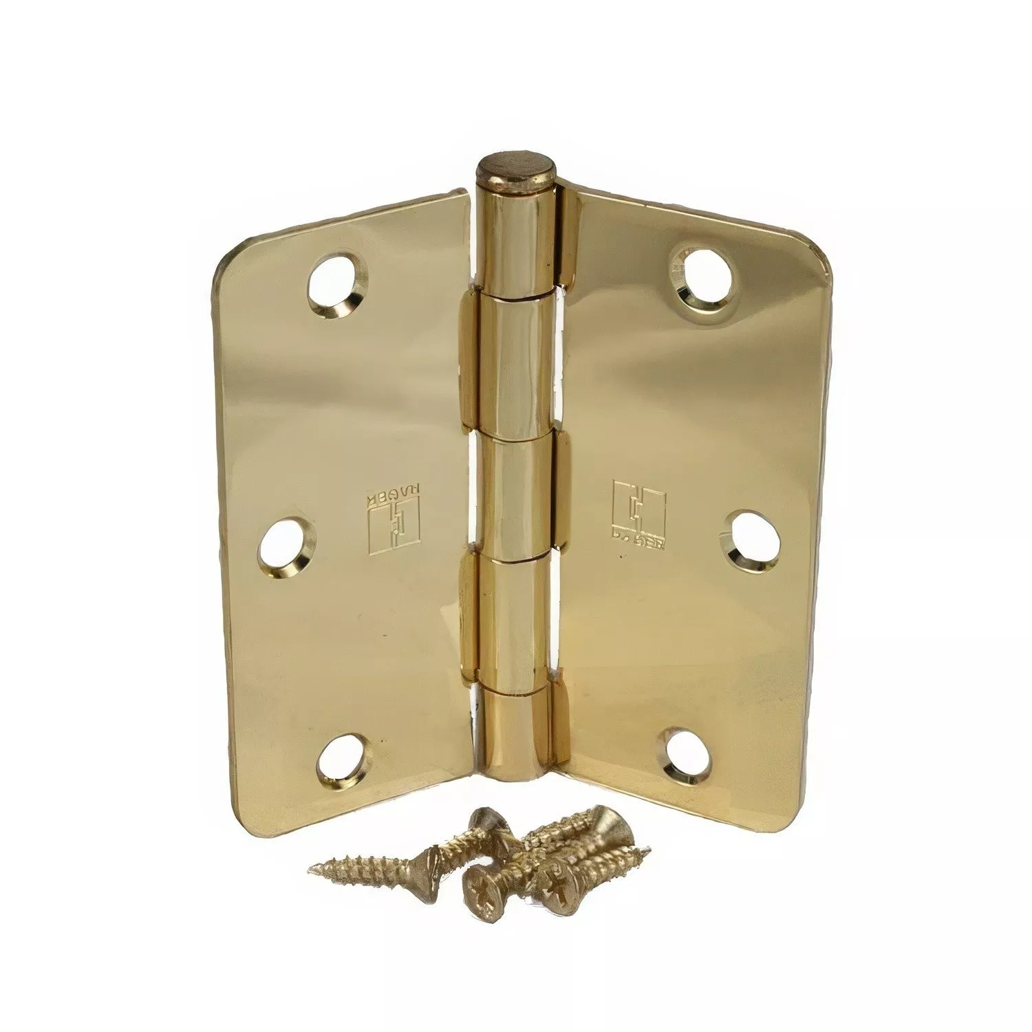 Hager RC1748-3.5 3-1/2″ x 3-1/2″ Full Mortise 1/4″ Radius Corner Hinge