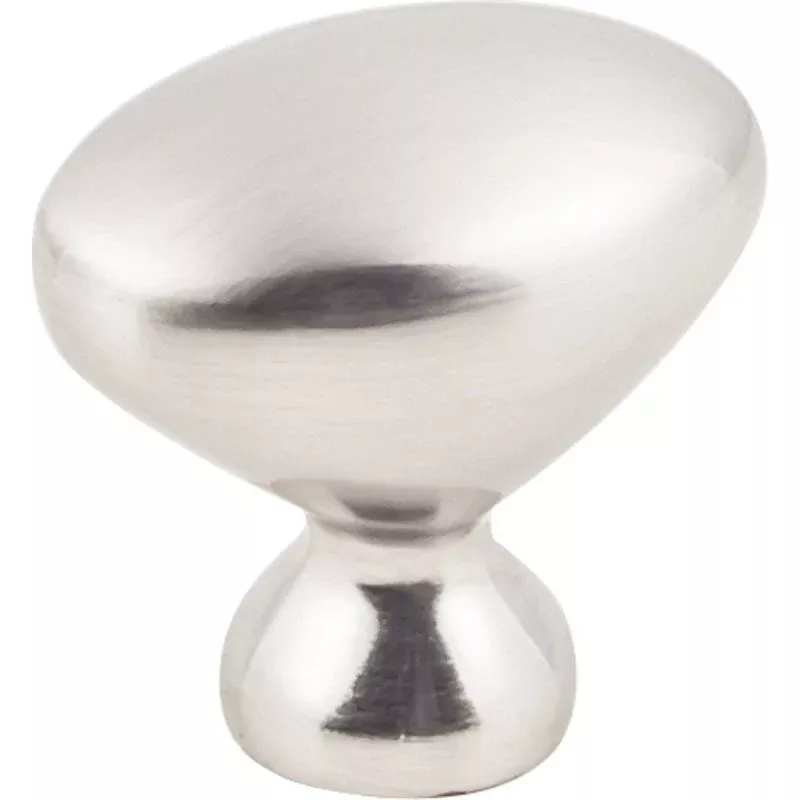 Hardware Resources K460SN-4 Cabinet Knob, 1-1/4 in Dia, Satin Nickel, IncludesL: (4) 1-3/4 in Break-Away Screws, 4/PK
