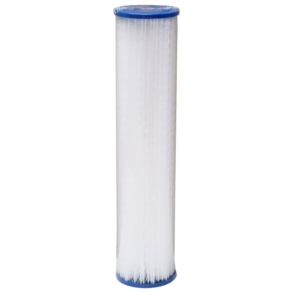 Harmsco PP-BB-20-1 20" Calypso Blue Poly-Pleat Filter 1 mic ABS