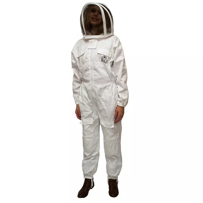 Harvest Lane Honey CLOTHSS-101 Beekeeping Suit, S, Zipper, Polycotton