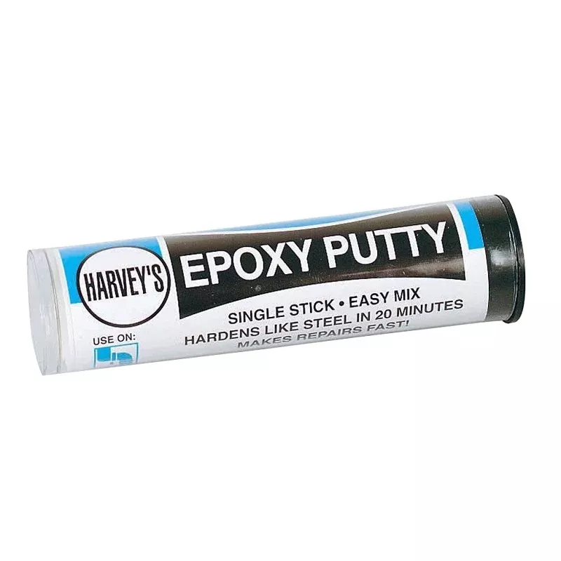 Harvey 044150-12 Epoxy Putty, Solid, Beige/Gray, 2 oz Tube