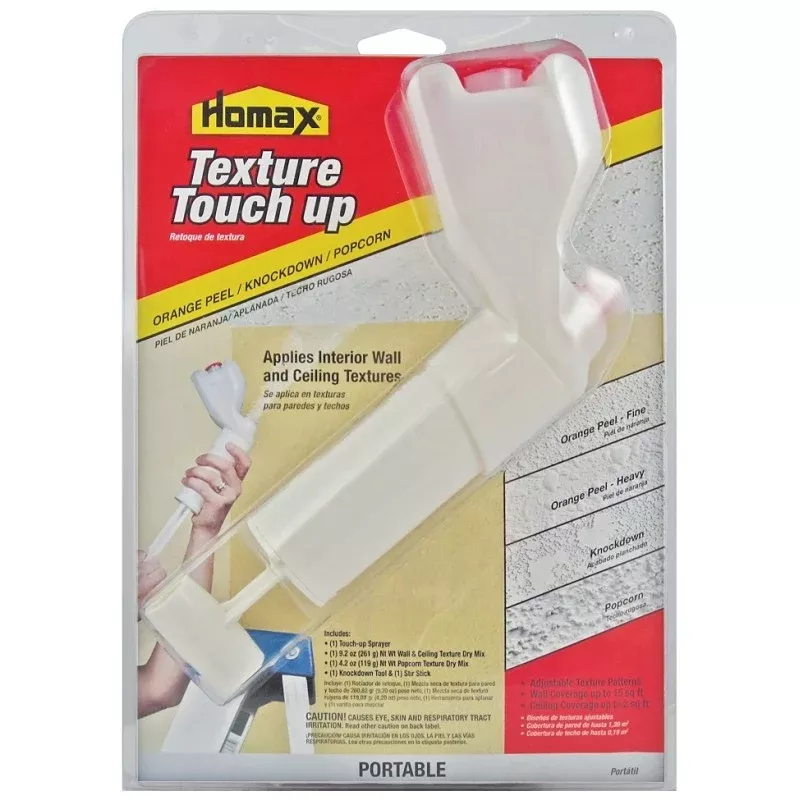 Homax 4121 Wall and Ceiling Texture, Slurry, Solvent, 9.2 oz Wall/Ceiling, 4.2 oz Popcorn