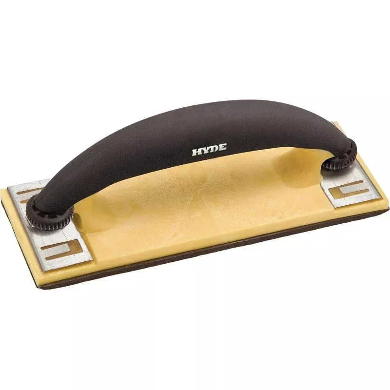 Hyde MAXXGRIP Series 09057 Drywall Hand Sander, Overmolded Handle