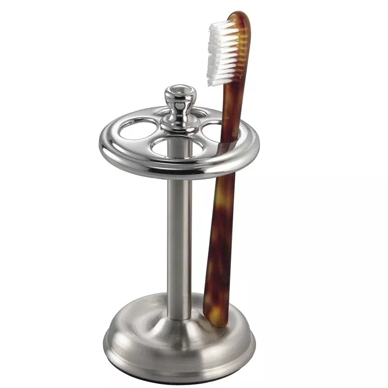 iDESIGN York Metal Series 76250 Toothbrush Holder, Steel
