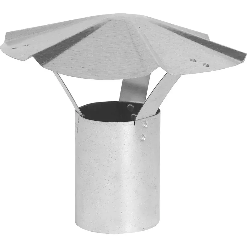 Imperial GV0586 Rain Cap, 3 in Dia, Galvanized Steel