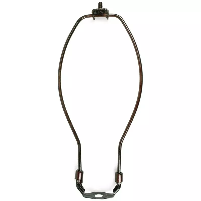 Jandorf 60128 Lamp Harp, 10 in L, Antique Bronze Fixture