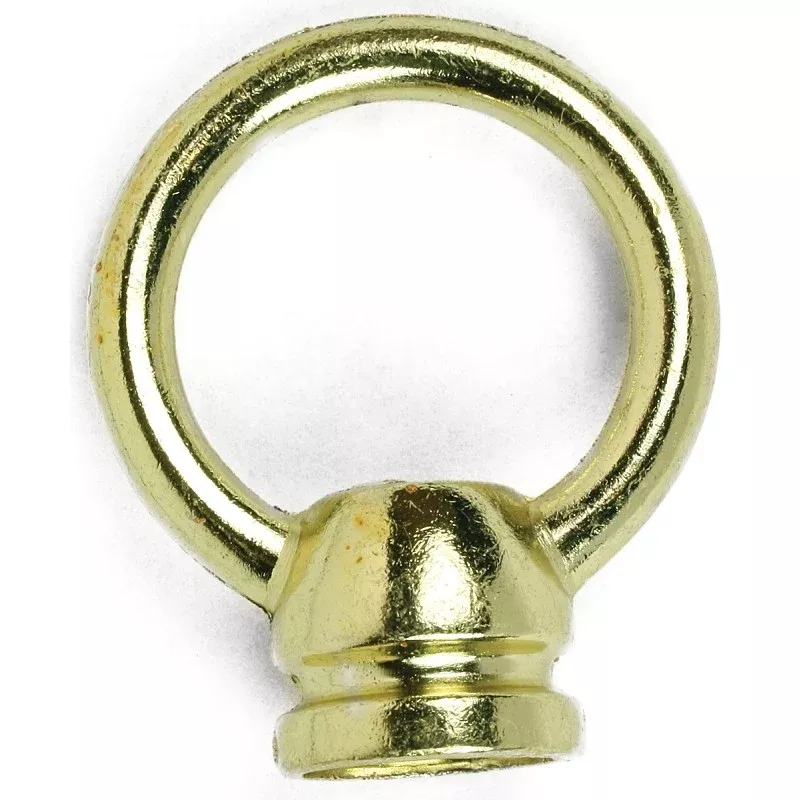 Jandorf 60242 Lamp Loop, Ceiling, Female, Brass