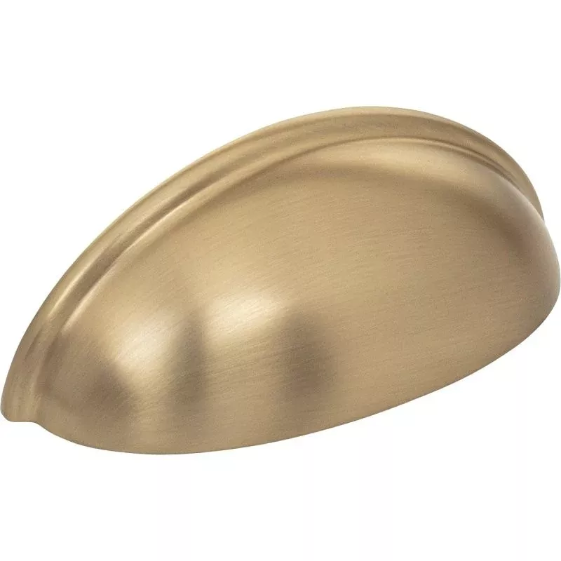 KasaWare K3833SBZ-6 Cabinet Cup Pull, 3-11/16 in L Handle, 1-5/16 in Projection, Zinc, Satin Bronze