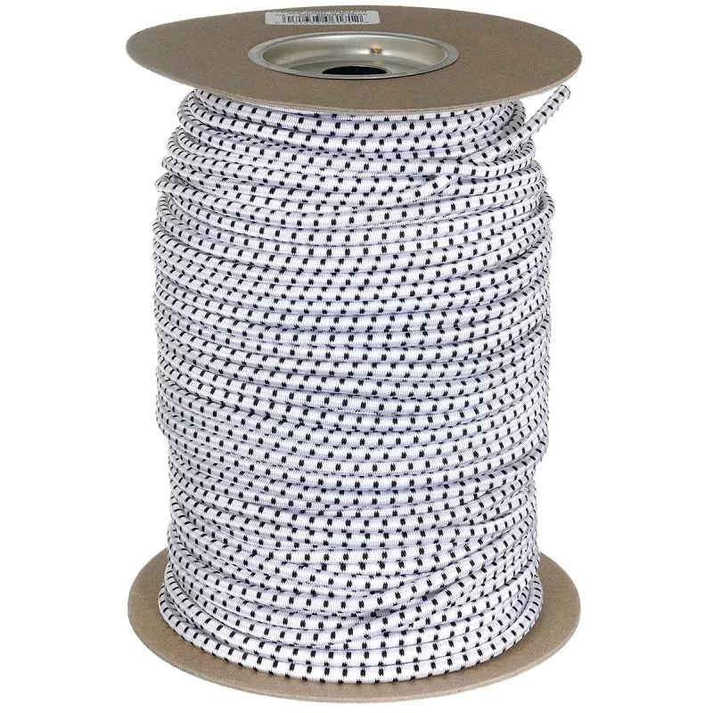 Keeper 06171 Bungee Cord, 1/4 in Dia, 300 ft L, Rubber