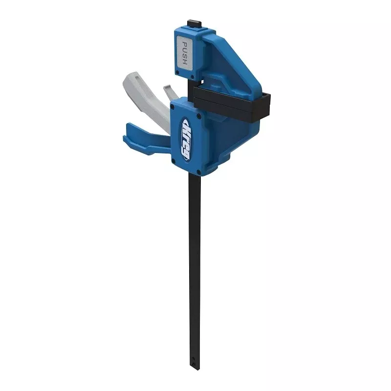 Kreg VersaGrip KVGC12 Bar Clamp, 300 lb, 12 in Max Opening Size, Polymer Body