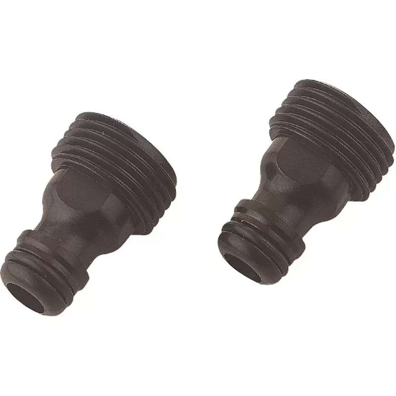 Landscapers Select GC545-2 Tap Adapter Male Thread, Male Thread, Plastic, Black, For: Quick Connector