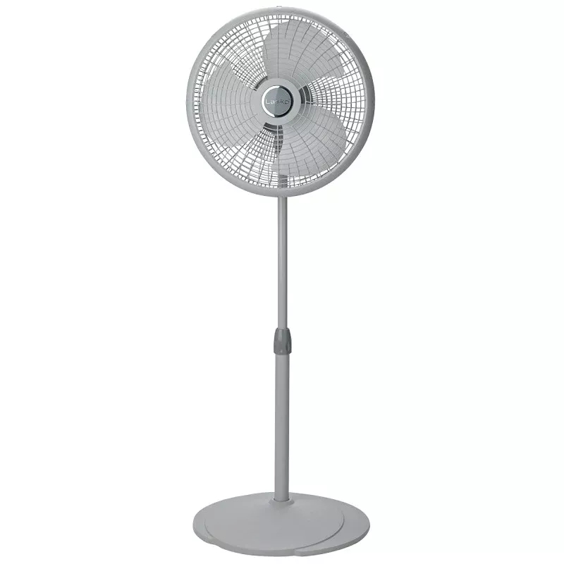 Lasko 2526 Adjustable Pedestal Fan, 120 V, 90 deg Sweep, 16 in Dia Blade, Plastic Housing Material, White