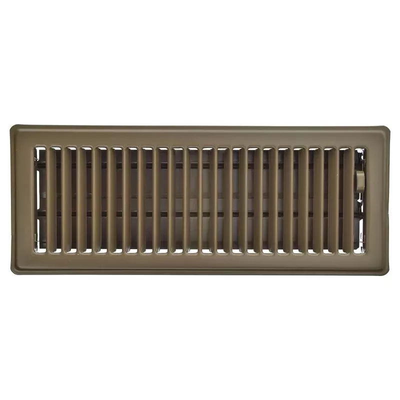 LVRD FLOOR RGSTR CHOC 4 X 12IN