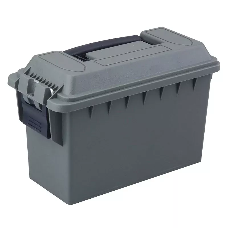 Magnum 10120 Ammo Box, 5-1/4 in W, 11-1/2 in D, Plastic, OD Green